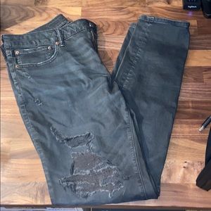 Black Torn American Eagle Jeans